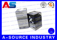 Pharmaのタブレット50CCのプラスチックびんのための小さいペーパー銀製の丸薬箱の印刷のタブレットの薬剤箱