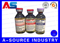 薬剤のガラス ビンのラベル プロダクト ラベルの印刷はSGS、ISO 9001をカスタム設計します