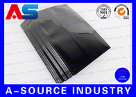 9 * 6 cm黒い色のアルミ ホイルのziplock袋を包む袋のプラスチックまめの上のタブレット アルミニウム立場