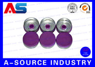 ISOの承認の紫色20mmフリップ上の帽子のガラスびんの帽子を離れた薬剤10mlびんフリップ