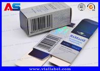 4C プリント ホログラフィック 10ml 薬剤 薬剤 ペプチド 注射用 薬剤 包装 箱