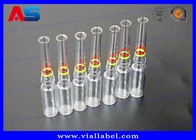 1ml 2ml 5ml 10ml 薬剤用ガラスアンプル リング付きパントン色 小型のガラスボトル