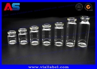 10MLふたISO19001-2008が付いている生物CMYKの印刷の薬学のガラス ビンは承認した