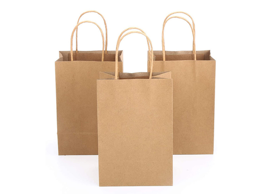 頑丈な持ち帰り用の紙袋、Eco の友好的で分解可能な買物をする紙袋