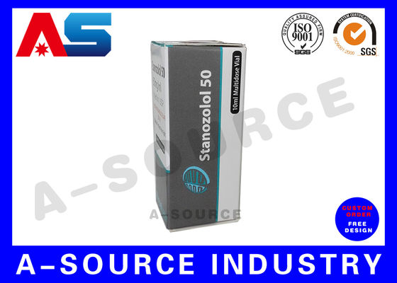 カスタムホログラムバイアル収納ボックス印刷 10mlバイアルボックスとパッケージング / 小型パッケージボックス