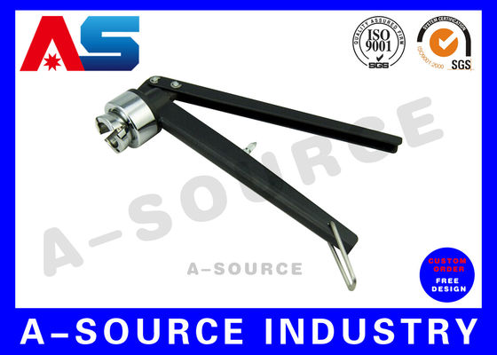 アルミニウム手動ガラスびんのひだ付け装置の圧着工具のガラス ガラスびんのひだ付け装置はのための帽子を切取ります