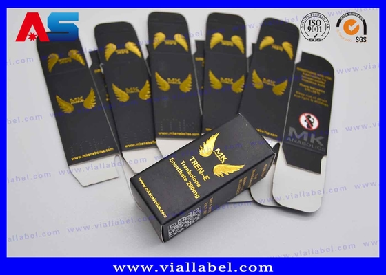 マット ブラック ゴールド フィルム ボウル 梱包 箱 カードボルト 10ml 20ml 薬 梱包 箱