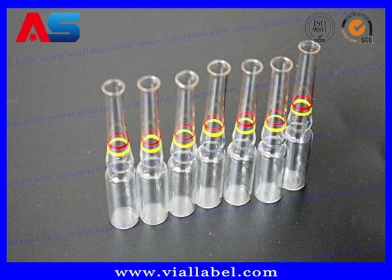 緑のリング/黄色いリングが付いている注入の薬剤のガラス アンプル