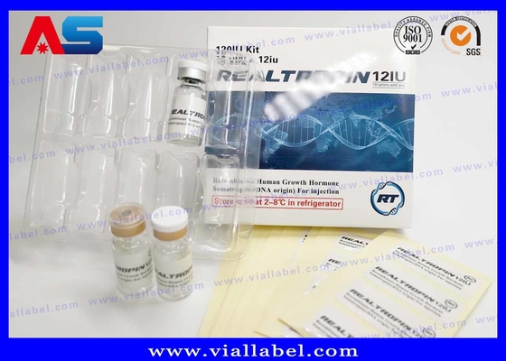 2ml / 3mL / 5mL / 10mL 梱包 Hcg 紙箱 ラベル と プラスチック ブリスター オーダーメイド