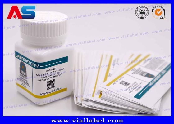 口頭タブレットのために防水プラスチックChildproof明確な薬瓶の強い接着剤