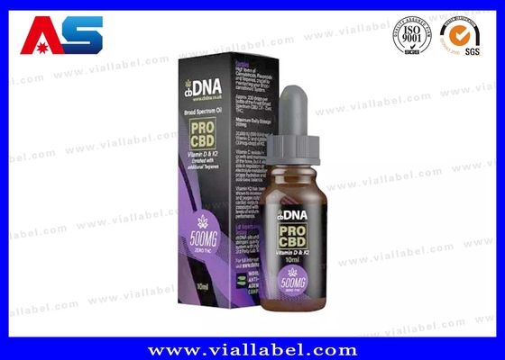 Pro CBDパッケージ 箱とラベル DNAオイルドロッパー ボトル ラベルと箱印刷工場