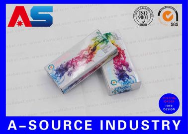 5ガラスびん2mLのびんの薬剤包装箱、プラスチック皿が付いている325g塗被紙の丸薬Boxe