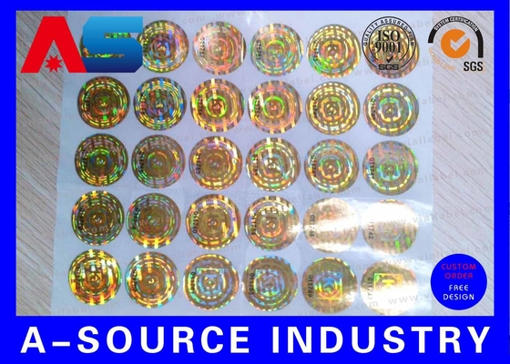 デザイン ワイド 製薬用パッケージ用のカスタムホログラムステッカー 強い粘着剤