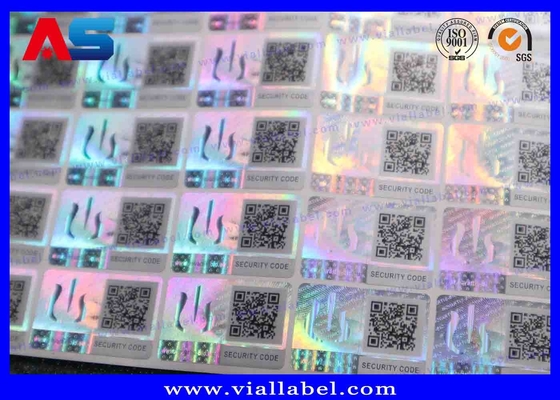 スクラッチオフ カスタムホログラムステッカー デザイン無料の印刷 MOQ 10000pcs
