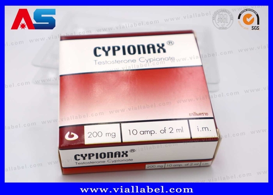 CMYK 製薬用 包装箱 1ml の 10 袋 1ml 袋 紙箱 と プラスチック トレイ