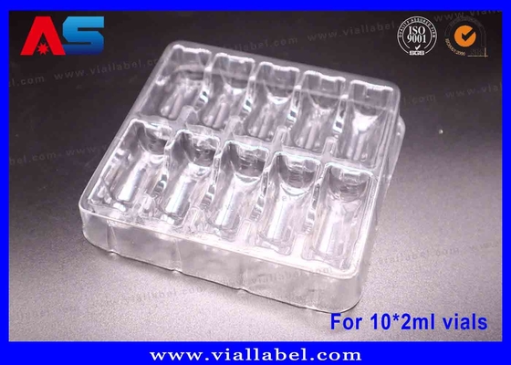 10 x 2ml 薬局用 55um PET 透明ブリスターパッケージ 発送可能 耐久性 エコフレンドリー 工場直送