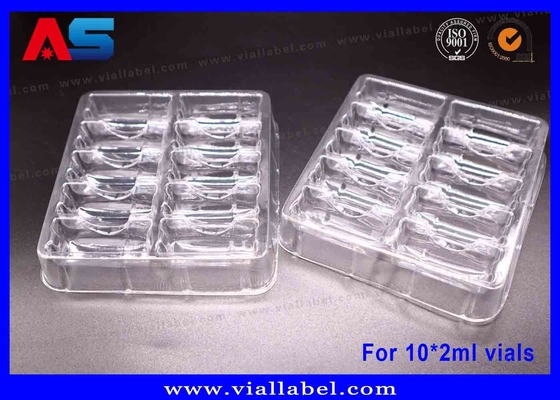10 x 2ml 薬局用 55um PET 透明ブリスターパッケージ 発送可能 耐久性 エコフレンドリー 工場直送