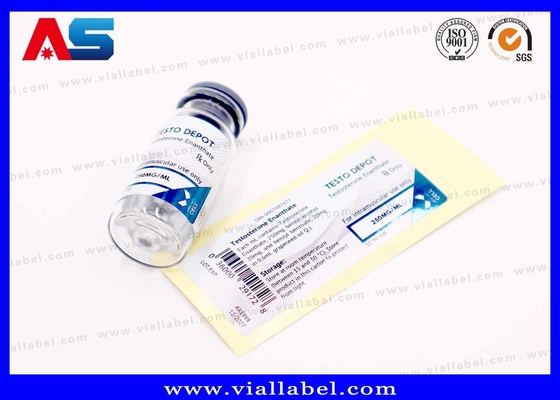 医療用および研究室用 強力な粘着性プレミアム 薬局用ラベル 2ml / 10ml