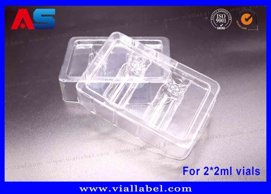 オーダーメイドレーザーで刻まれたHCGボトル箱 (57x57x25mm) PVCバズル挿入