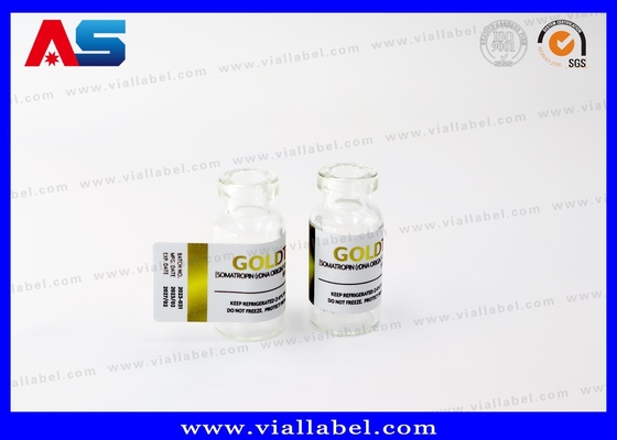 強力粘着 10ml バイアルステッカー 金箔印刷 注射用凍結乾燥ペプチド