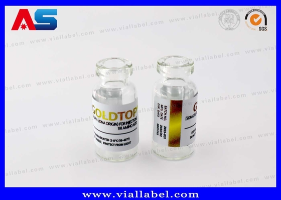 強力粘着 10ml バイアルステッカー 金箔印刷 注射用凍結乾燥ペプチド