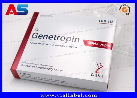 アンチエイジング 191AA 注射 3ml バイアル 医薬品ボックスとラベル印刷 Genetropin