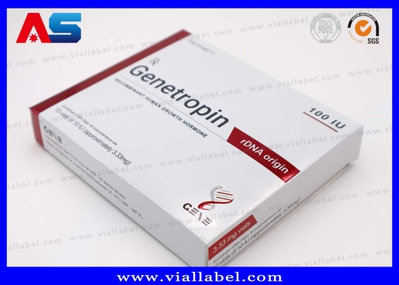アンチエイジング 191AA 注射 3ml バイアル 医薬品ボックスとラベル印刷 Genetropin