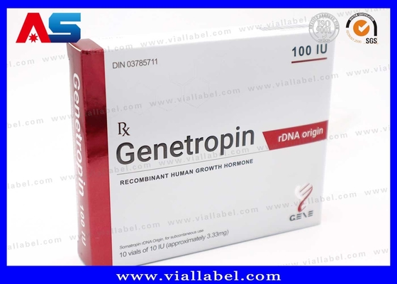 アンチエイジング 191AA 注射 3ml バイアル 医薬品ボックスとラベル印刷 Genetropin