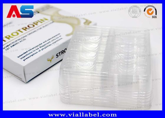 Glossy/Matt Laminated 2ml / 3ml Vial Boxes Injection Glass Bottle for Peptides / Hcg / Somatropin