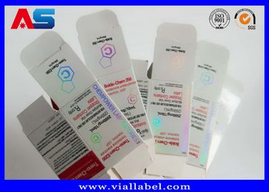 250g ペプチド粉末 10ml 瓶 ボックス カスタム印刷 防水製薬包装 ボックス