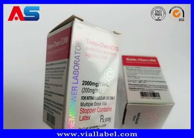 250g ペプチド粉末 10ml 瓶 ボックス カスタム印刷 防水製薬包装 ボックス