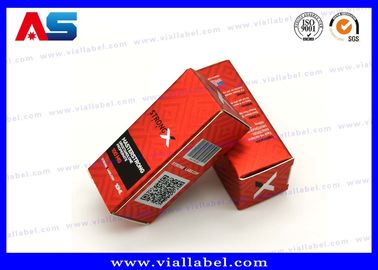 赤色 10ml ボトル ボックス オイル ボトル ペプチド 梱包 サイズ 3*3*6CM 10ml ボトル ラベル
