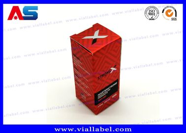 赤色 10ml ボトル ボックス オイル ボトル ペプチド 梱包 サイズ 3*3*6CM 10ml ボトル ラベル