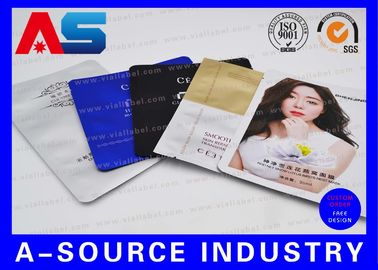 アルミホイルジップロックバッグ 熱密封 カスタム印刷 再閉可能なアルミホイル包装バッグ SGS ISO 9001
