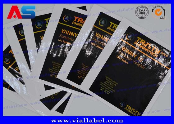 レーザーホログラム レシピ CMYK 錠剤 ボトル 瓶 / バッグのためのラベルステッカー