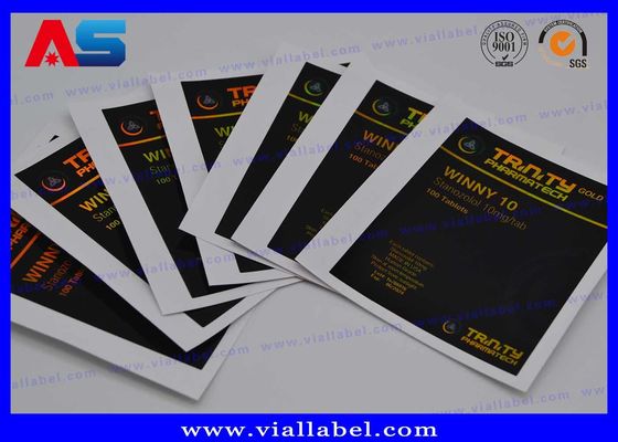 レーザーホログラム レシピ CMYK 錠剤 ボトル 瓶 / バッグのためのラベルステッカー