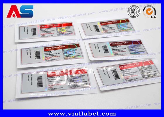 医薬品 ホログラム HCG 注射用 ガラスの錠剤 ペプチドパッケージのステッカーラベル