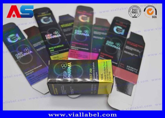 レーザーホログラム印刷 UVスポット 10ml 瓶 ボックスとラベル 10ml 草のロールラベル
