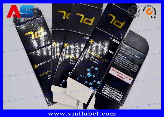 薬剤 保存 10ml 瓶 ボックス ボディビルディング カードボード ホログラムレーザー印刷 貼り付け付き ラベル エナンタート 紙箱