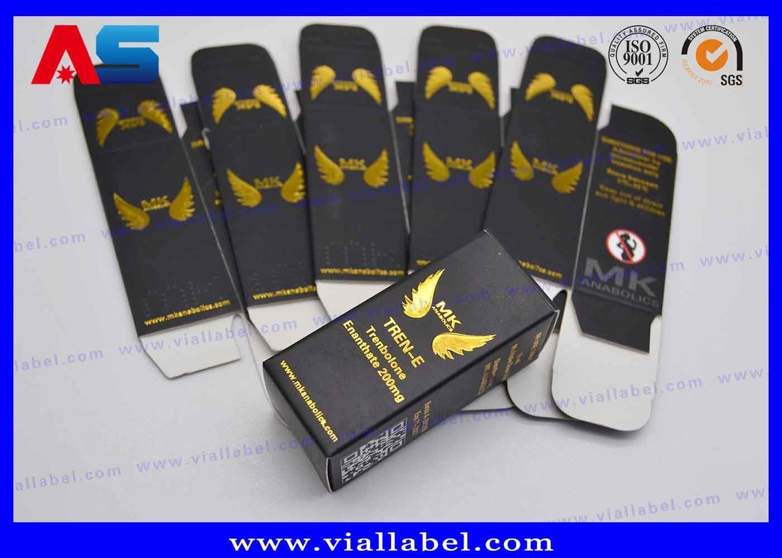 マット ブラック ゴールド フィルム ボウル 梱包 箱 カードボルト 10ml 20ml 薬 梱包 箱