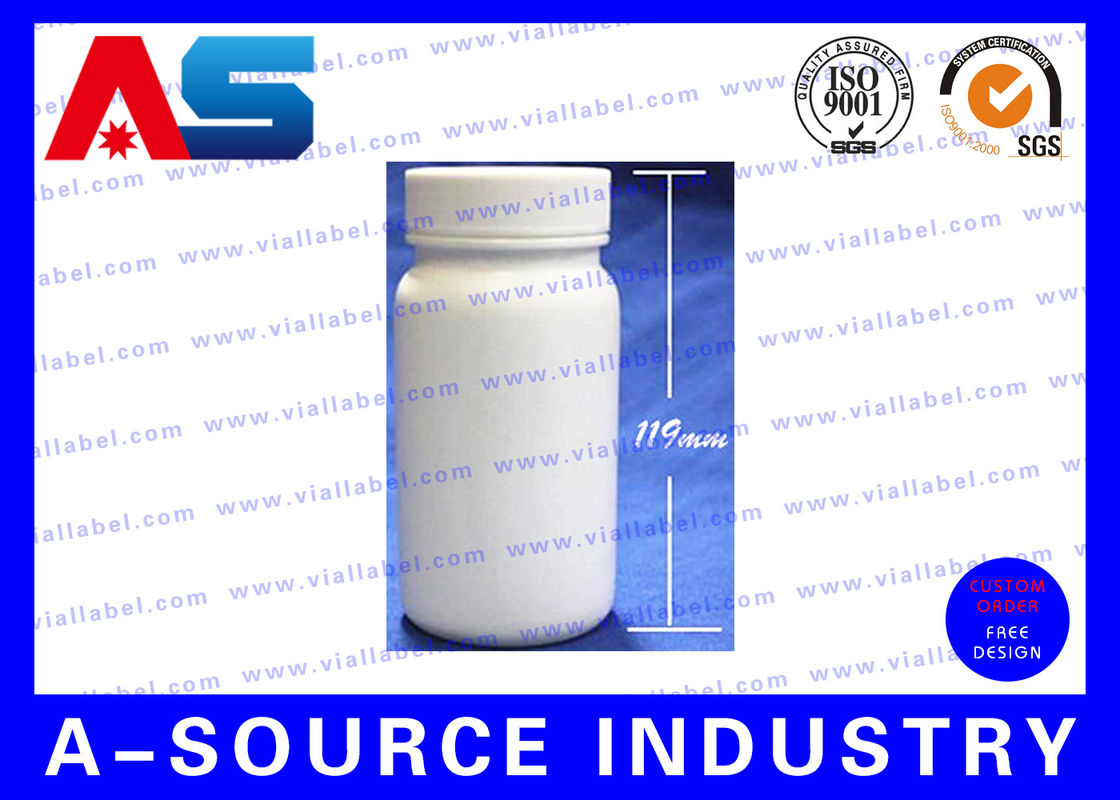 200ml HDPE 薬剤容器 空き錠剤ボトル / ビタミン錠剤 ボトル プラスチック製薬ボトル