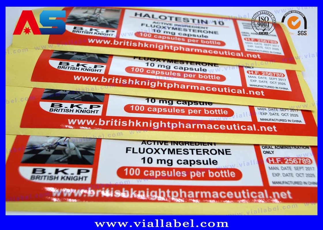 防水 10ml 錠剤 ラベル スティッカー 印刷 白色 フル カラー