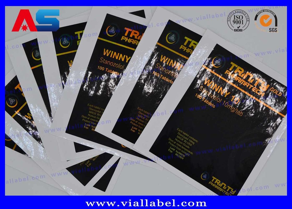 レーザーホログラム レシピ CMYK 錠剤 ボトル 瓶 / バッグのためのラベルステッカー
