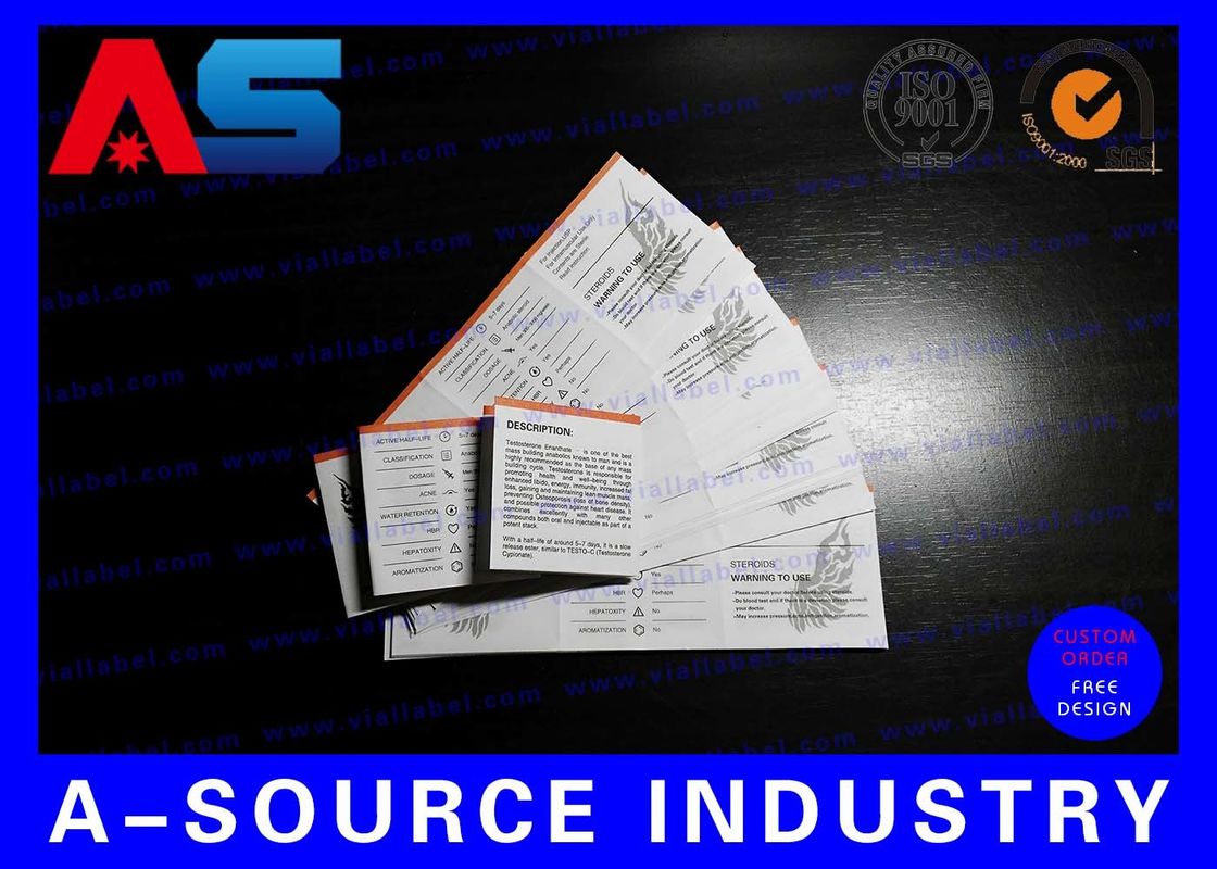 薬剤用紙 ペプチド用フライヤー印刷 ボディビルディング オイル用 ガイドブック印刷