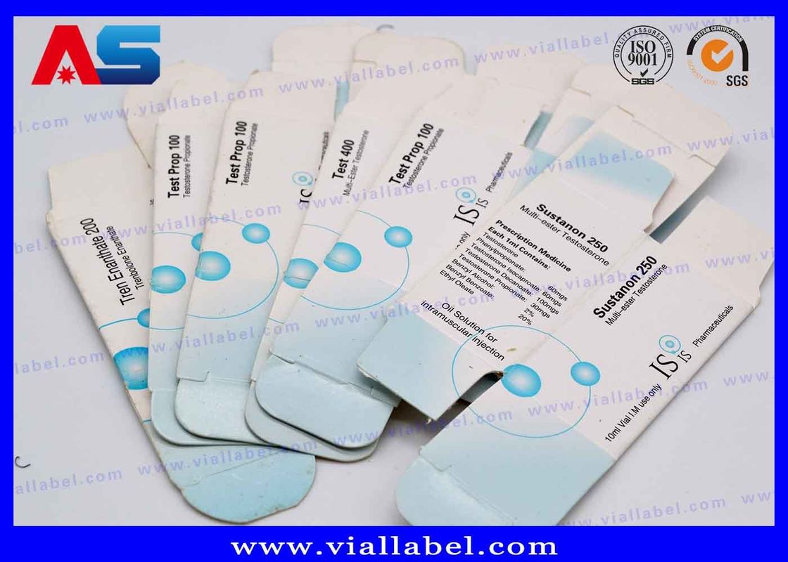 カスタムホログラムバイアル収納ボックス印刷 10mlバイアルボックスとパッケージング / 小型パッケージボックス