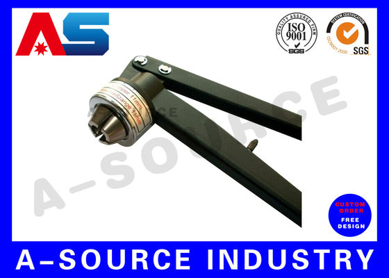 アルミニウム手動ガラスびんのひだ付け装置の圧着工具のガラス ガラスびんのひだ付け装置はのための帽子を切取ります