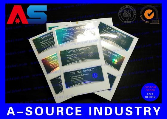 マット仕上げ 防水プラスチック 薬局ボトルラベル ステッカー ペプチド/チルゼ用