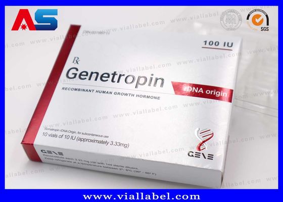 アンチエイジング 191AA 注射 3ml バイアル 医薬品ボックスとラベル印刷 Genetropin