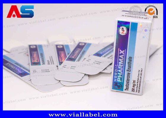 ステロイドの実験室GEN Pharmaのための小さい荷箱のカートン10mlのガラスびん箱のホログラム