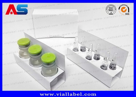 1mlアンプル2mlのガラスびんの白い荷箱のための薬剤のカートンのHcgの紙箱そして挿入物